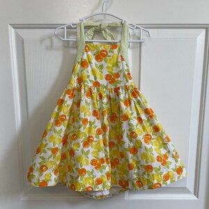 Janie and Jack Lemon Dress 12 to 18 Mo